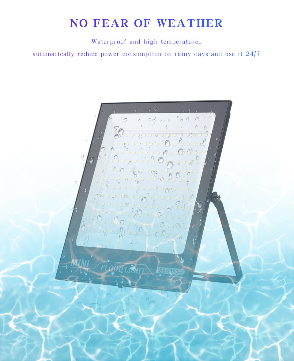 10W 20W 30W 50W 100W 150W Street Lamp Outdoor LED Floodlight 220V LED Flood Light Waterproof IP67 Mini Ultra-thin Lightweight