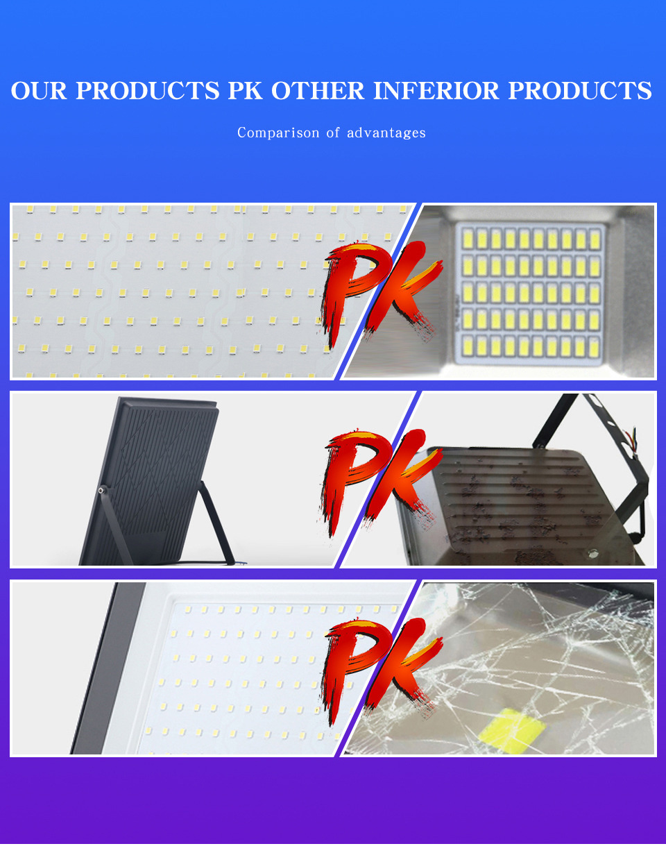 10W 20W 30W 50W 100W 150W Street Lamp Outdoor LED Floodlight 220V LED Flood Light Waterproof IP67 Mini Ultra-thin Lightweight