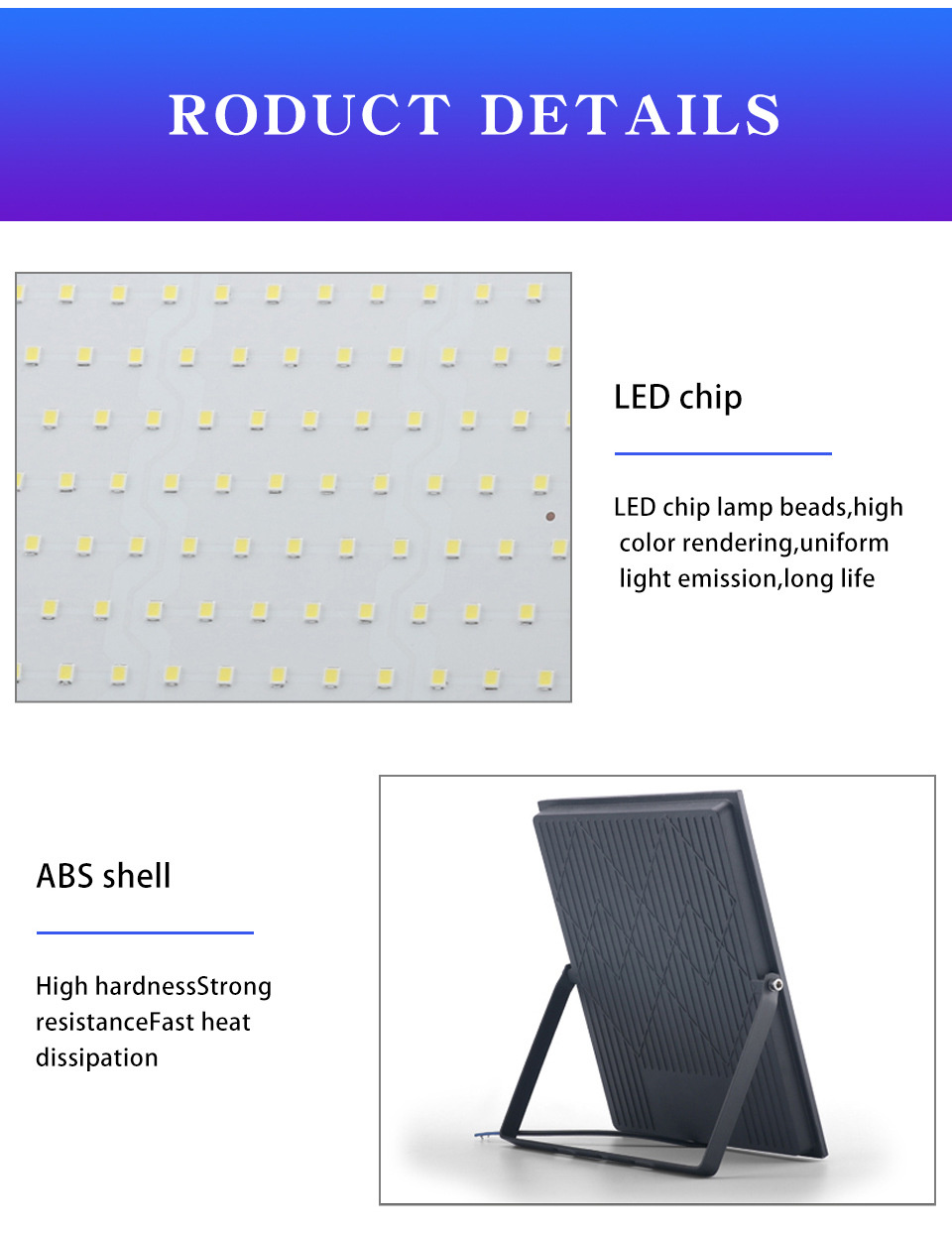10W 20W 30W 50W 100W 150W Street Lamp Outdoor LED Floodlight 220V LED Flood Light Waterproof IP67 Mini Ultra-thin Lightweight