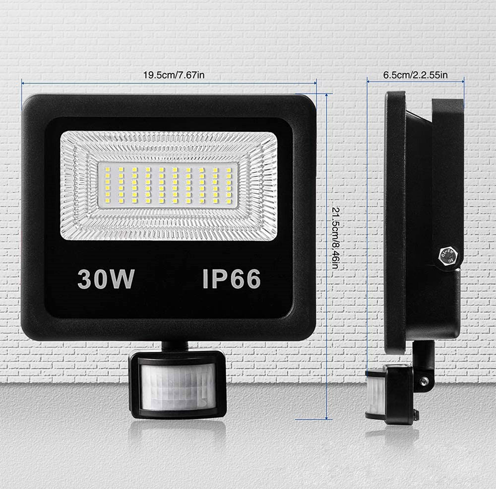 Flood Light Led Foco Led Exterior Outdoor Spotlight Wall Lamp With Sensor Garden Leds Outdoor Solar Spotlights Lighting Lights