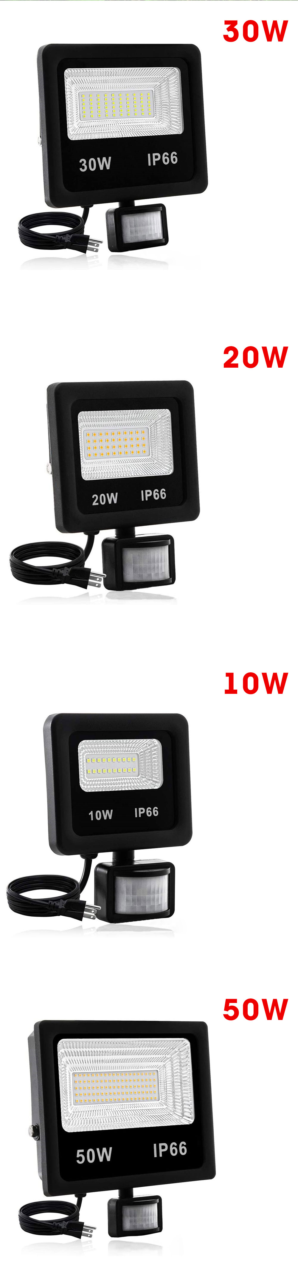 Flood Light Led Foco Led Exterior Outdoor Spotlight Wall Lamp With Sensor Garden Leds Outdoor Solar Spotlights Lighting Lights