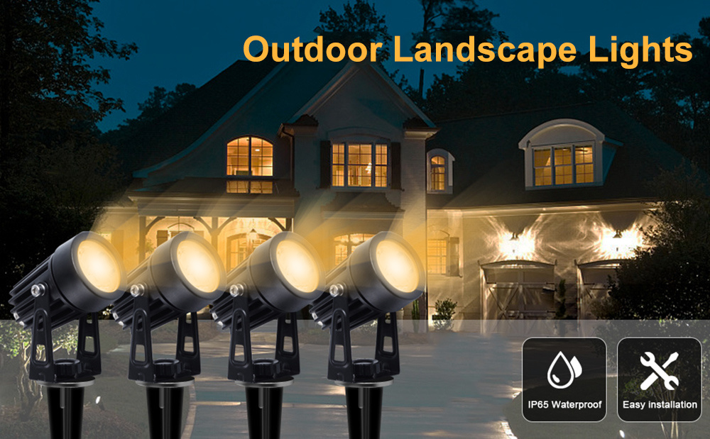 1 TO 8 Light With Remote/APP Control Waterproof Super Bright Garden Decoration Lights EU/US /UK Plug Outdoor Lawn Lamp Landscape