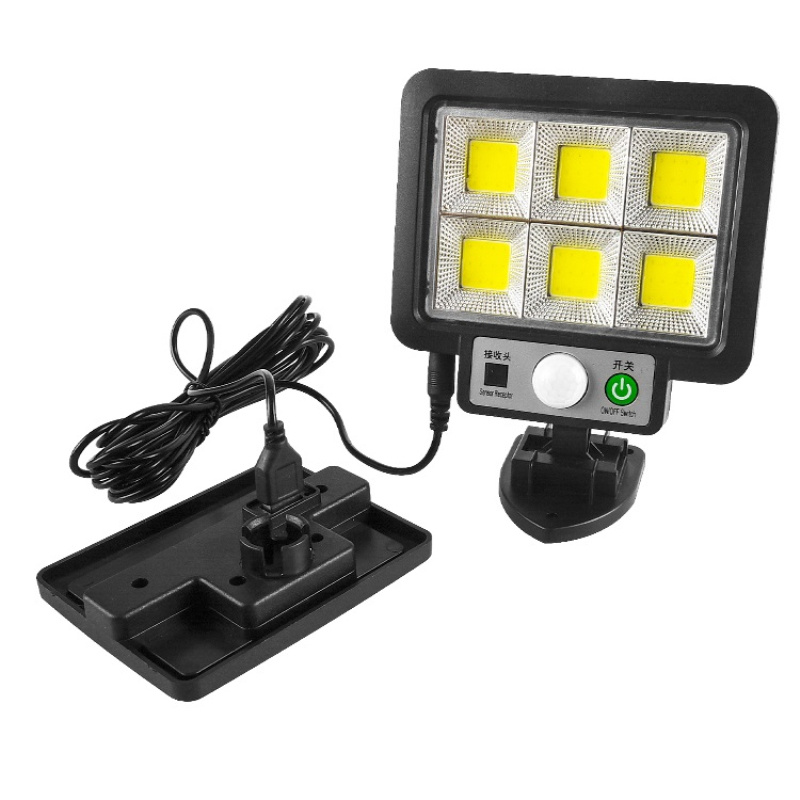 Solar LED Lights Outdoor Split Type Solar Lamp With 3 Light Mode Waterproof Motion Sensor Security Lighting For Garden Path Yard