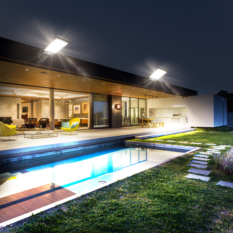 Night Lighting Solar Lamps Dark Sensation Porch Street Garage Garden 3Mode Motion Outdoors 18/30/72/120LED Wall PIRMotion Senser
