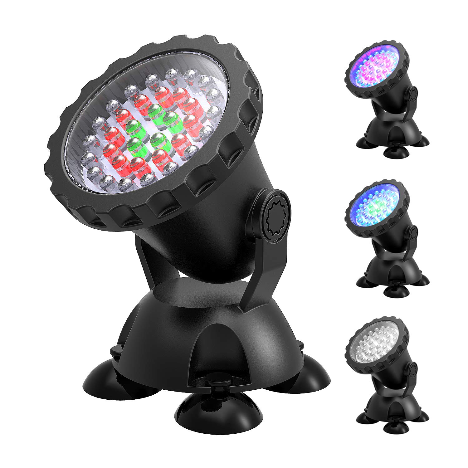 Aquarium light LED RGB diving pool spotlight remote control garden landscape lawn light outdoor underwater fountain poolp