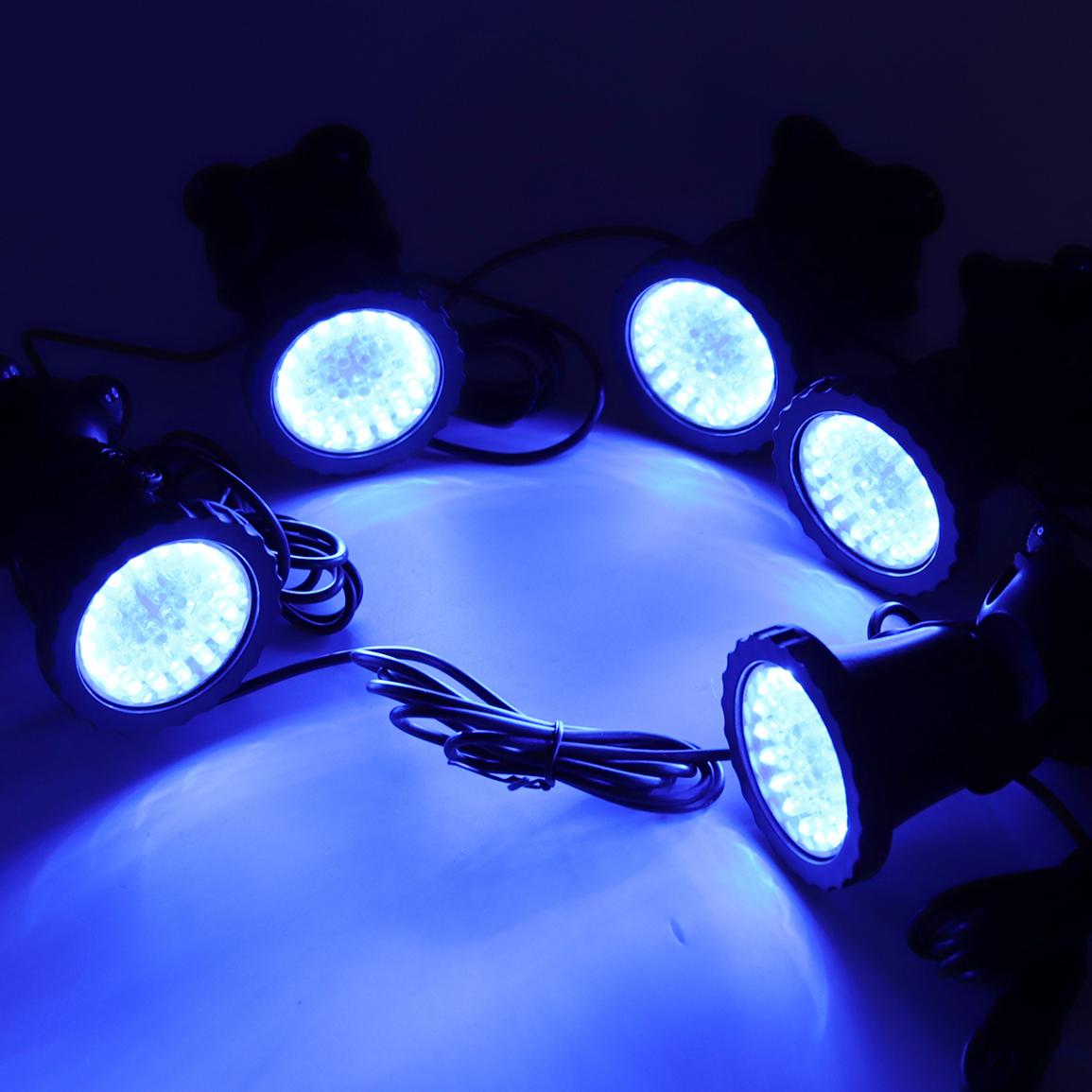 Aquarium light LED RGB diving pool spotlight remote control garden landscape lawn light outdoor underwater fountain poolp