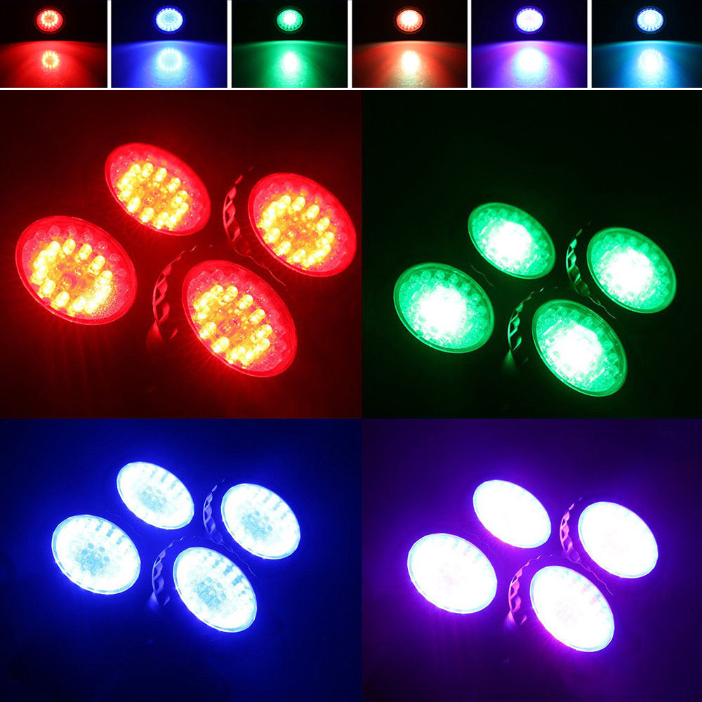 Aquarium light LED RGB diving pool spotlight remote control garden landscape lawn light outdoor underwater fountain poolp