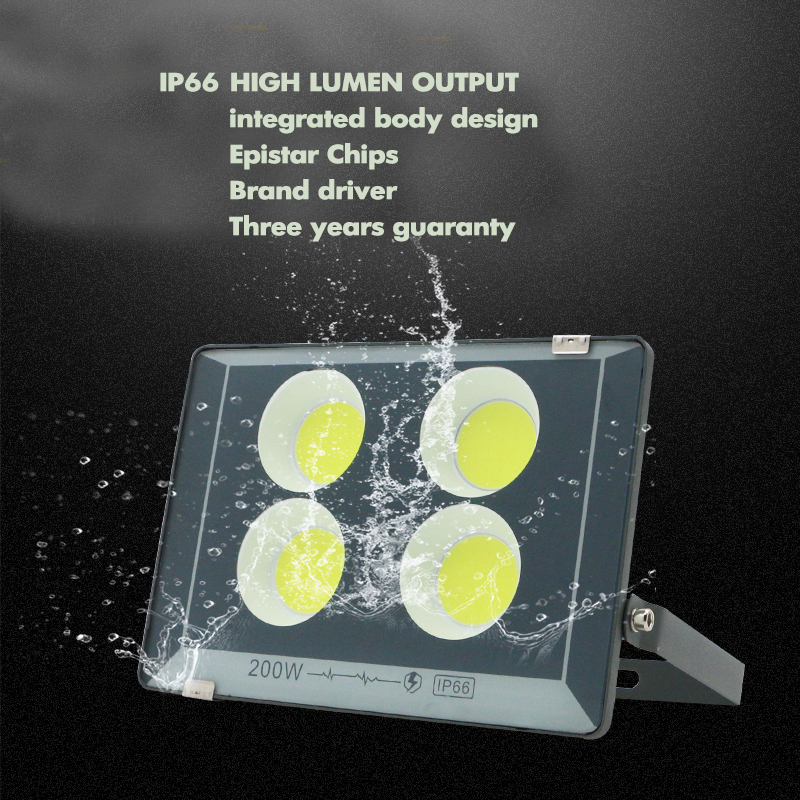 200W IP65 Waterproof Flood Light 100W 300W 400W 500W 600W 800W 1000W LED outdoor light for building househould factory warehouse