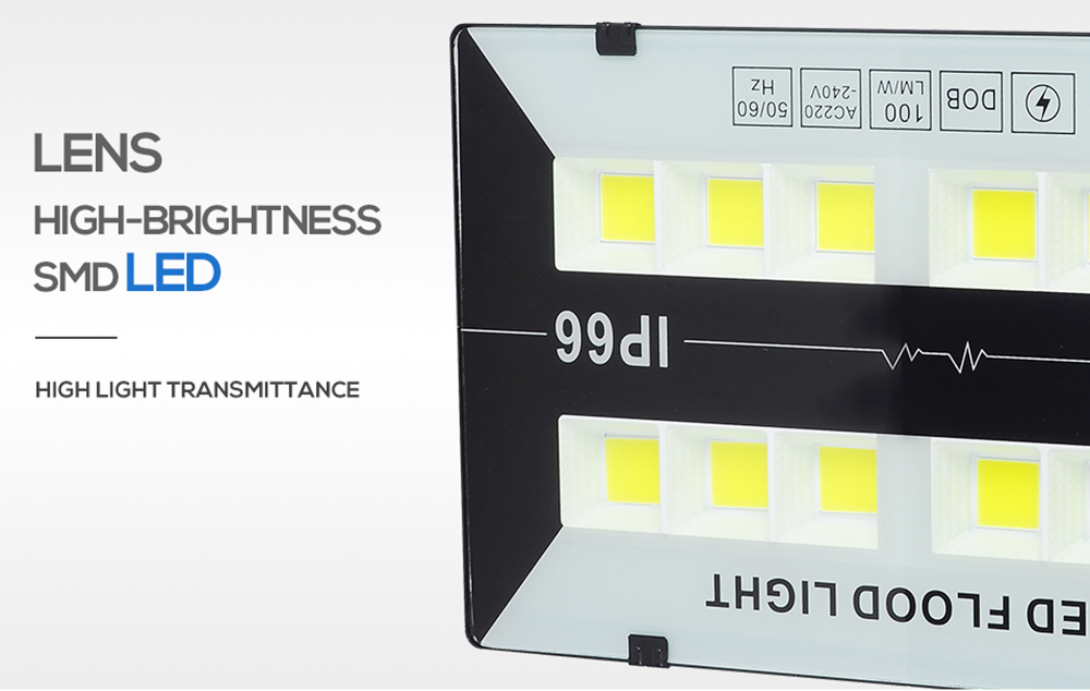 Led FloodLight AC 220V Outdoor Spotlight IP65 Waterproof 50W 100W 200W 300W yard garden workshop outside lamp industrial light