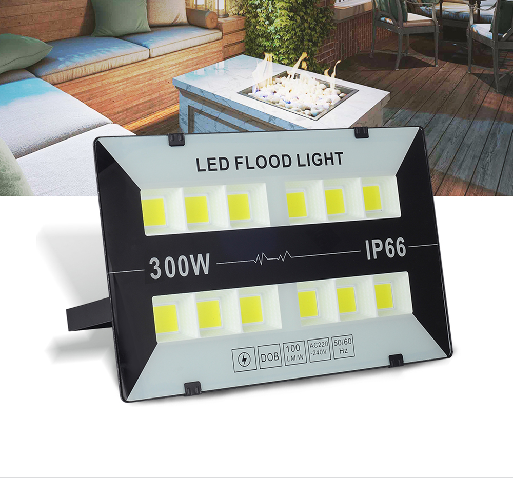 Led FloodLight AC 220V Outdoor Spotlight IP65 Waterproof 50W 100W 200W 300W yard garden workshop outside lamp industrial light