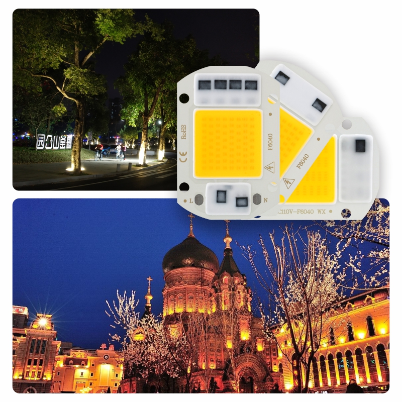 220V LED50W COB Chip NO Need Driver Lamp Beads for flood light spotlight lampada DIY Lighting