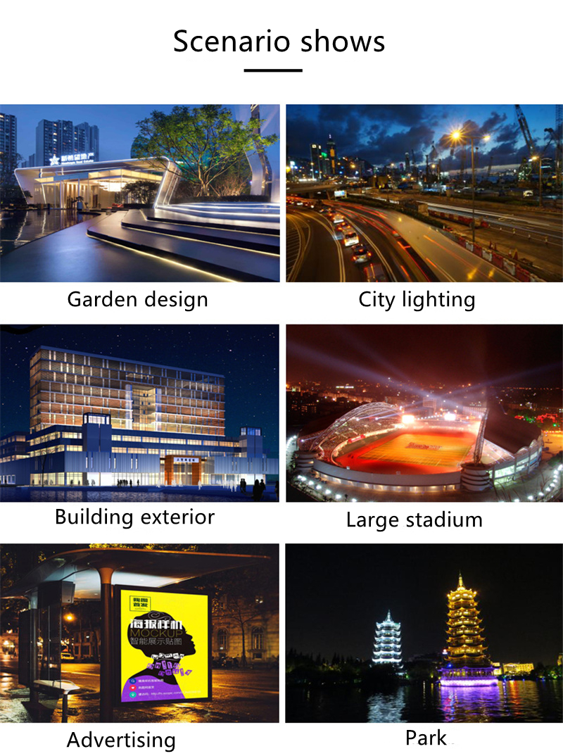 We produce Outdoor LED Swimming Spotlight 50W 100W 200W IP66 Waterproof Lighting 220V Floodlight