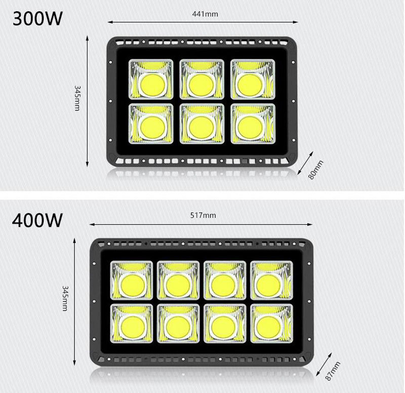 Ultra Bright LED Floodlight COB 100W 150W 200W 250W 300W 400W 500W 600W LED Flood Lights RGB Warm Cold White Flood Lighting