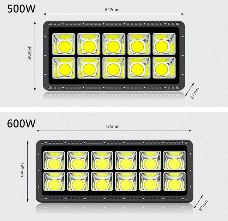 Ultra Bright LED Floodlight COB 100W 150W 200W 250W 300W 400W 500W 600W LED Flood Lights RGB Warm Cold White Flood Lighting