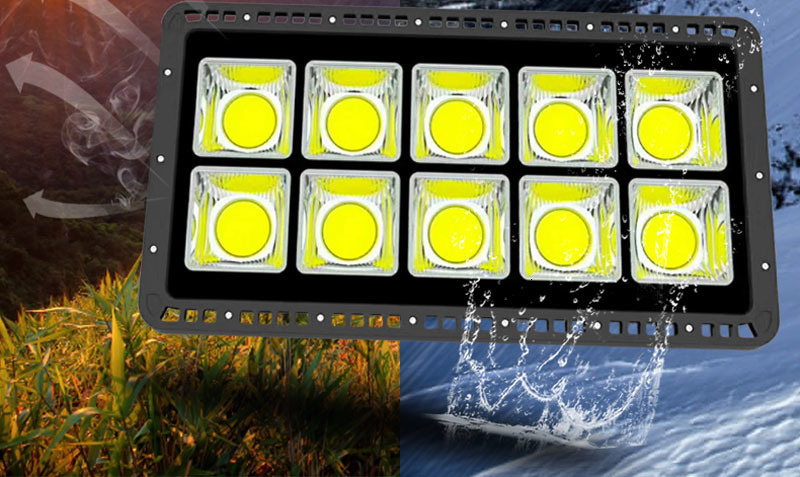 COB Led Flood Light 200W 300W 400W 500W 600W Waterproof Led Reflector Outdoor Lamp Led Floodlight Wall Street Lamp AC85-265V