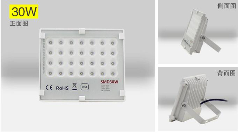 5pcs/lot Untrathin LED Flood Light SMD 10W 20W 30W Floodlights 220v 50W 100W 150W AC85-265V IP66 Waterproof Spotlight Outdoor