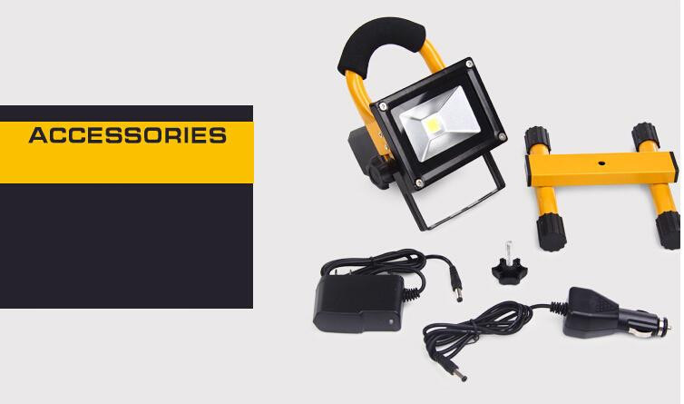 4pcs 10W 20W 30W 50W 85-265v Rechargeable Spot Exterieur Reflector Outdoor Battery LED Flood Light Lamp Warm Floodlight