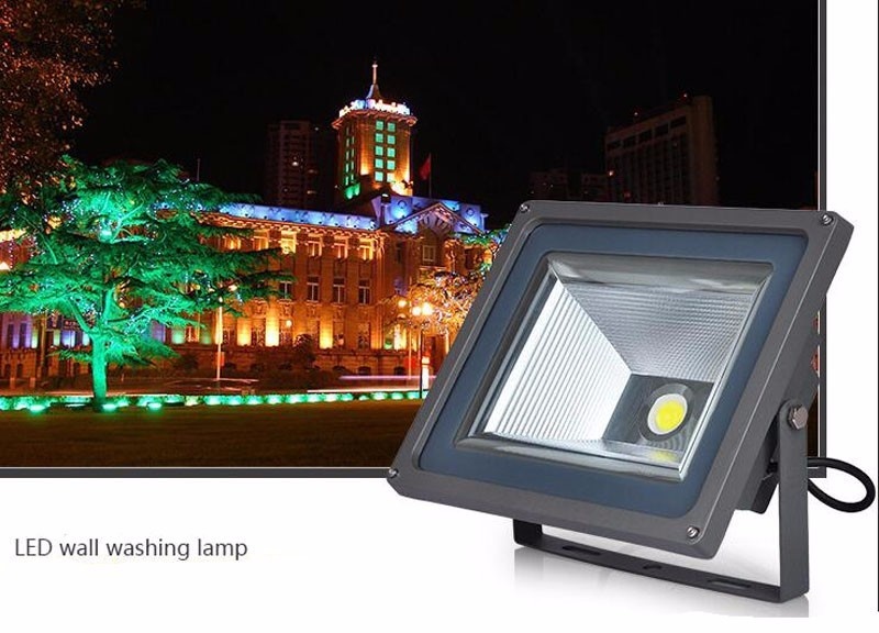 4pcs/lot FloodLight 10W 20W 30W 50W AC85-265V Floodlights Searching Lamp IP65 Reflector Foco Led Exterior Outdoor Spot Light