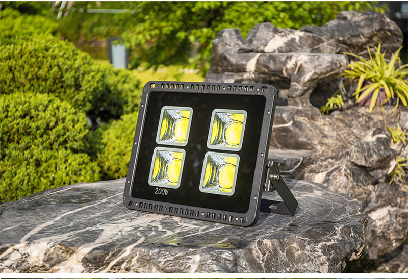 4PCS LED Floodlight COB 200W 300W 400W 500W Reflector Flood Light Spotlight AC 85-265V Waterproof Outdoor Wall Lamp Projectors