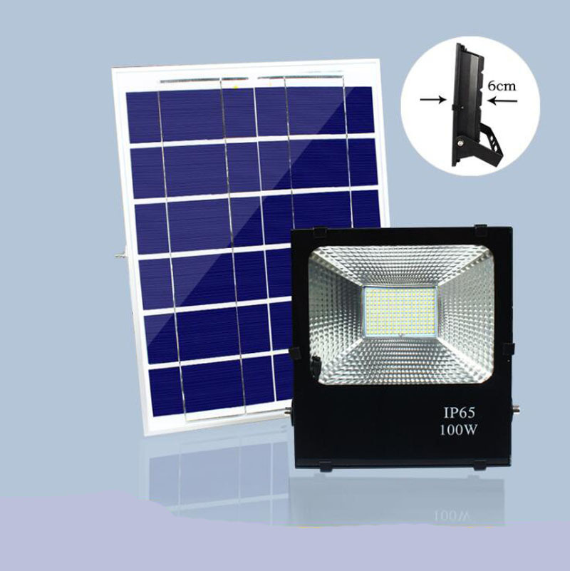 8PCS Outdoor Lighting 100W Led Flood Light Outdoor Spotlight Solar Floodlight IP65 Waterproof Remote Control Solar Street Lamp