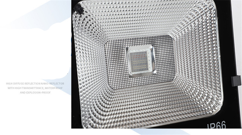 10pcs 10W 20W 30W 50W 100W 200W 300W RGB LED Floodlight Multi-color RF Flood Outdoor Lamp Lighting Courtyard Light