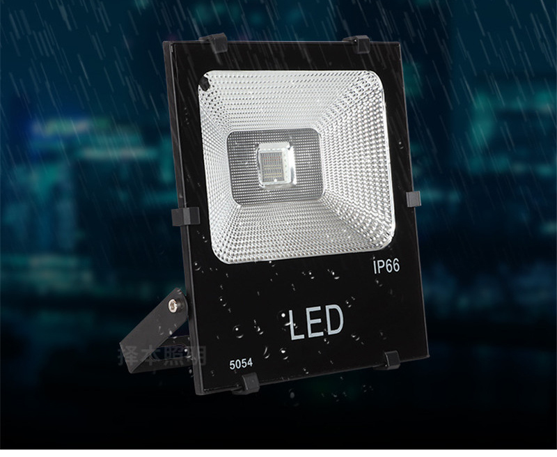 10pcs 10W 20W 30W 50W 100W 200W 300W RGB LED Floodlight Multi-color RF Flood Outdoor Lamp Lighting Courtyard Light