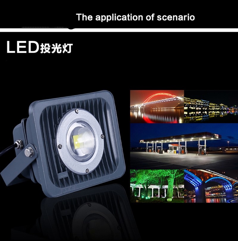 2pcs/lot 30W 50W 100W 150W Refletor Foco LED Exterior Projector 110V 220V Outdoor Security Landscape Wall Spotlight Floodlight