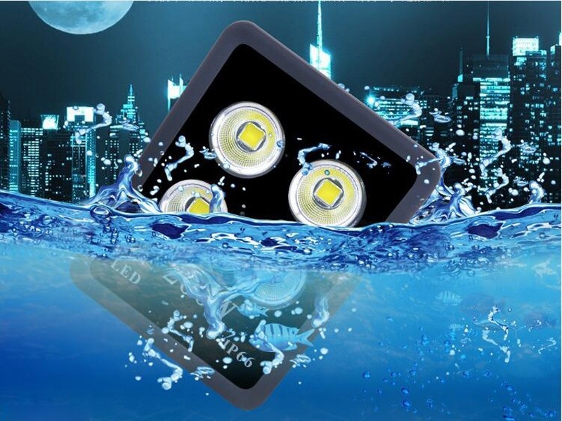 2pcs/lot COB Chip Foco Led Exterior Floodlight 200W AC220v 230V 110V Led Flood Light Outdoor Lamp The Shell Floodlight Aluminum