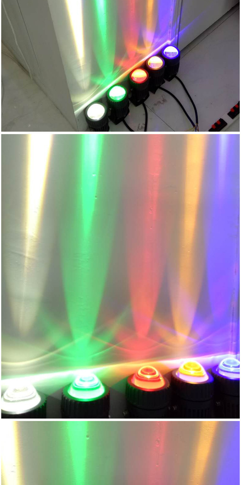 5pcs Led Column Spotlights 10W Linear Light Projector IP66 Waterproof AC85-265V DC12V Reflector Lamp Roof Lighting Street Light