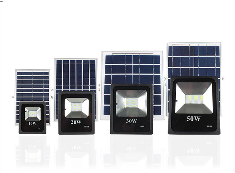 6PCS 10W 20W 30W 50W solar powered Flood Lamp solar working lamp garden LED floodlight sensor remote control led spotlight