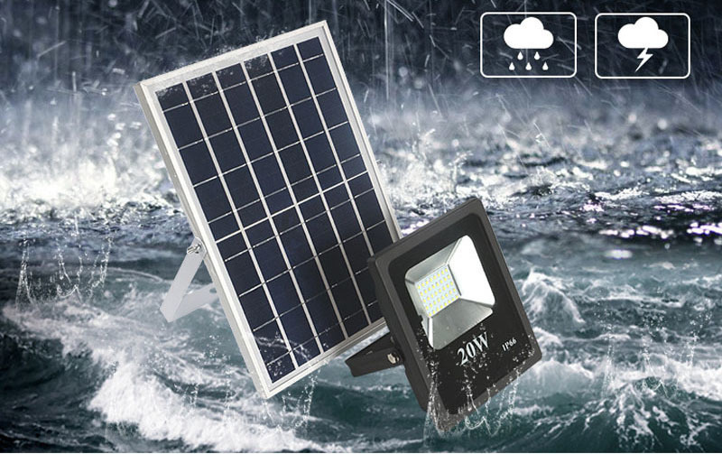 6PCS 10W 20W 30W 50W solar powered Flood Lamp solar working lamp garden LED floodlight sensor remote control led spotlight