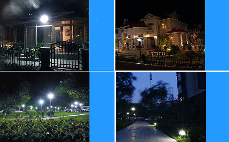 6PCS 10W 20W 30W 50W solar powered Flood Lamp solar working lamp garden LED floodlight sensor remote control led spotlight