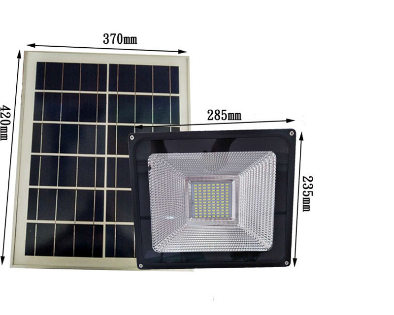 5PCS 10W 20W 30W 50W Solar LED Floodlight Cool White Remote Control Outdoor Garden Yard Street Path Landscape Seucrity Lamp