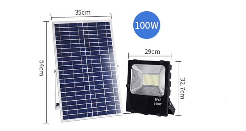 5PCS 10W 20W 30W 50W Solar LED Floodlight Cool White Remote Control Outdoor Garden Yard Street Path Landscape Seucrity Lamp