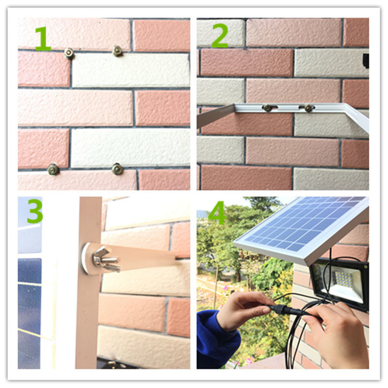 5PCS 10W 20W 30W 50W Solar LED Floodlight Cool White Remote Control Outdoor Garden Yard Street Path Landscape Seucrity Lamp