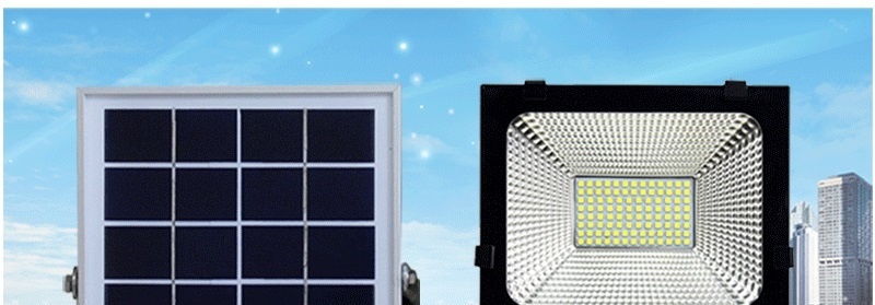4PCS 30W/50W/100W Foco LED Exterior Solar Lamp Waterproof With Remote Control Flood Light Aluminum For Outdoor Garden Garage