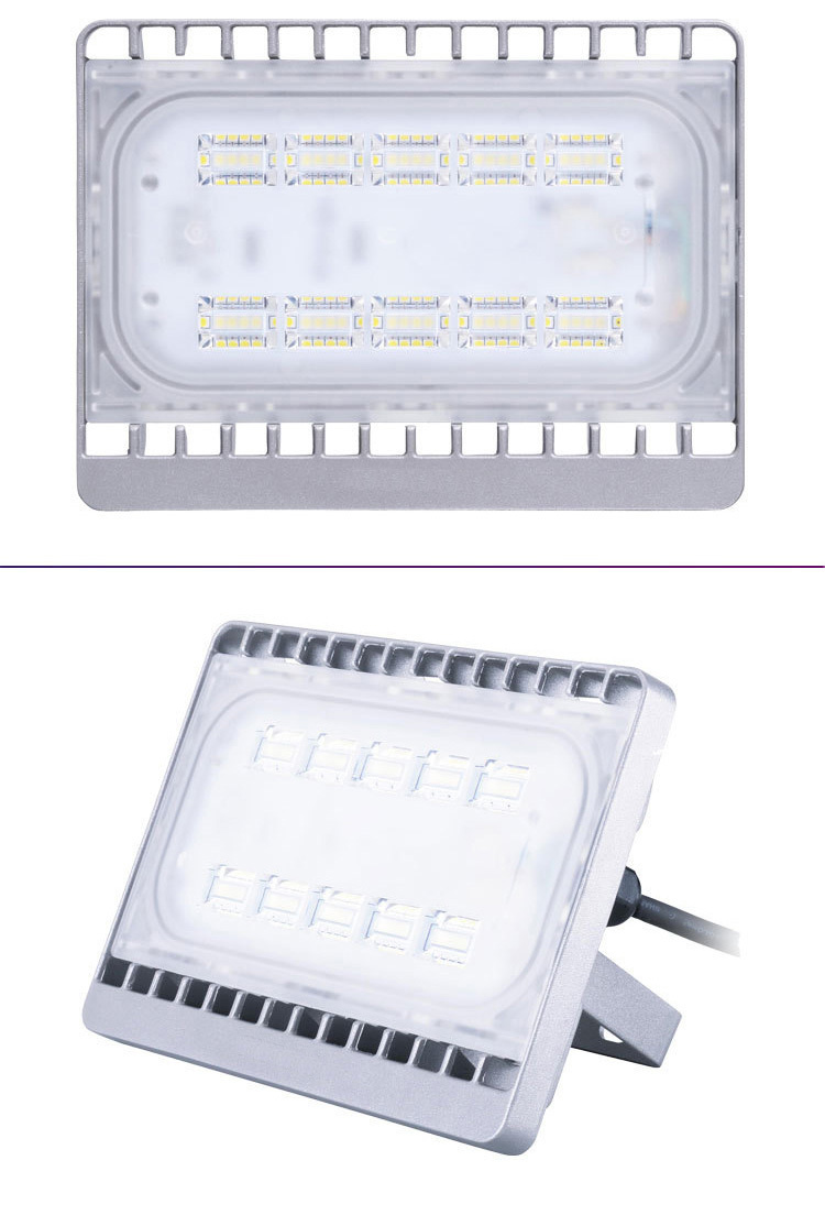 10pcs/lot 30W 50W 70W 100W AC85-265V LED Floodlight Ultra Thin LED Flood Light Spotlight Floodlights Reflector Outdoor 220V IP66