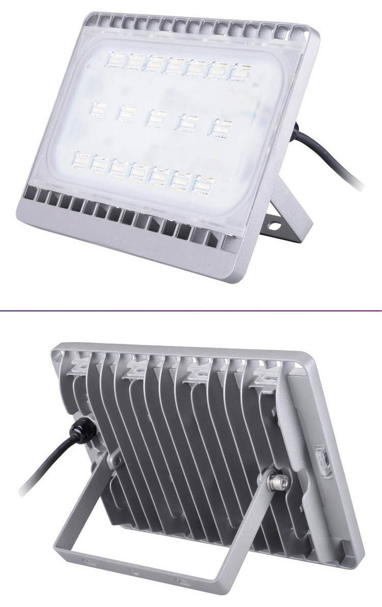 10pcs/lot 30W 50W 70W 100W AC85-265V LED Floodlight Ultra Thin LED Flood Light Spotlight Floodlights Reflector Outdoor 220V IP66