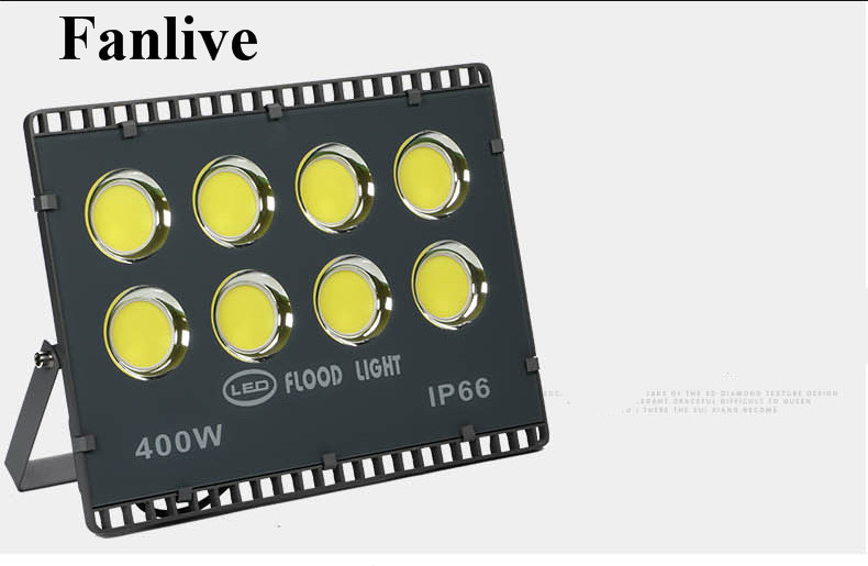 10pcs Ultrathin COB Floodlight 50W 100W 200W 300W 400W Outdoor Flood Light AC220V 110V Waterproof IP65 Professional Lighting