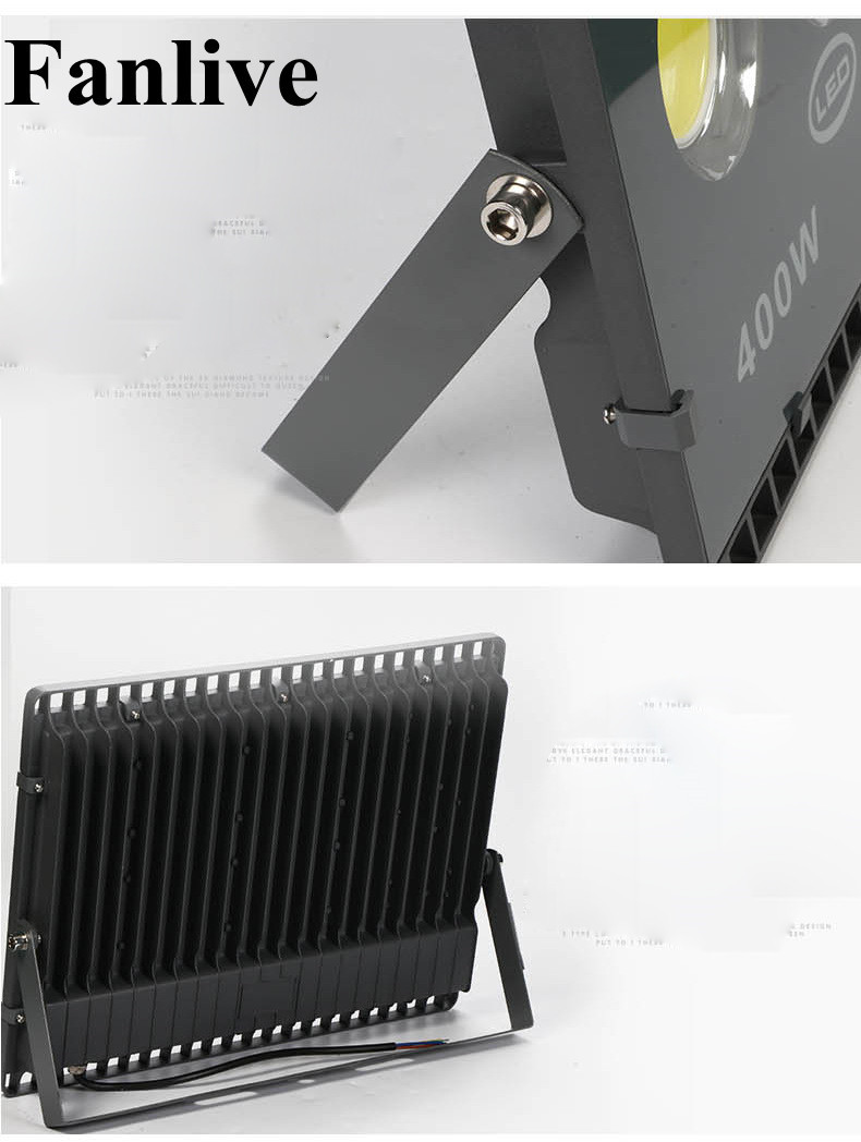 10pcs Ultrathin COB Floodlight 50W 100W 200W 300W 400W Outdoor Flood Light AC220V 110V Waterproof IP65 Professional Lighting