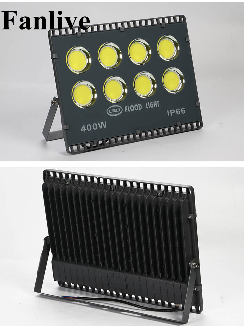 10pcs Ultrathin COB Floodlight 50W 100W 200W 300W 400W Outdoor Flood Light AC220V 110V Waterproof IP65 Professional Lighting
