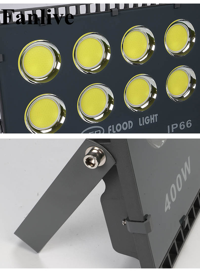 10pcs Ultrathin COB Floodlight 50W 100W 200W 300W 400W Outdoor Flood Light AC220V 110V Waterproof IP65 Professional Lighting