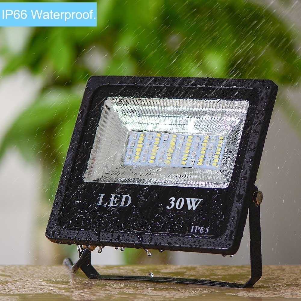 4pcs/lot LED Flood Light RGBW 30W 220V APP Remote Control Bluetooth Smart High-power Outdoor Advertisement Project Lamp