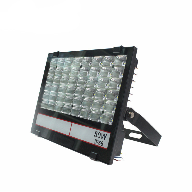 6PCS 50W 100W 150W 200W Ultra Thin Outdoor Spotlight Floodlight Wall Lamp Reflector IP65 Waterproof Garden Lighting