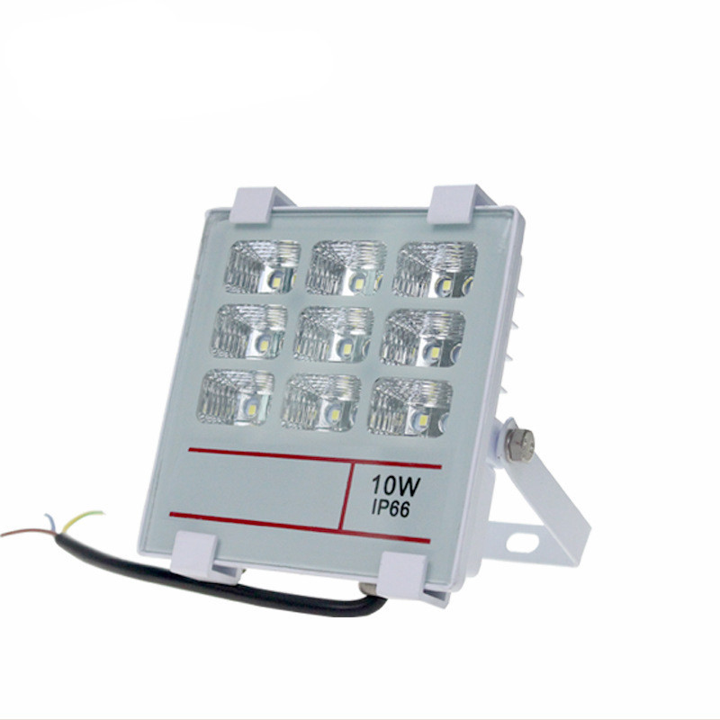 6PCS 50W 100W 150W 200W Ultra Thin Outdoor Spotlight Floodlight Wall Lamp Reflector IP65 Waterproof Garden Lighting