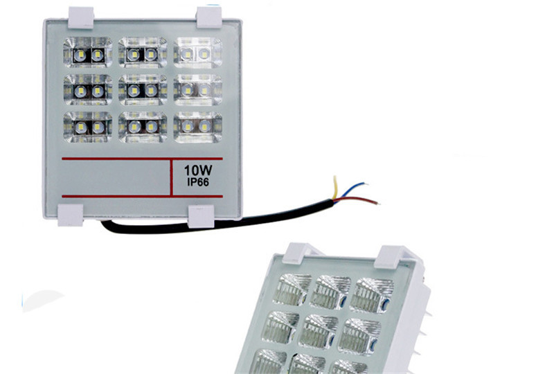 6PCS 50W 100W 150W 200W Ultra Thin Outdoor Spotlight Floodlight Wall Lamp Reflector IP65 Waterproof Garden Lighting