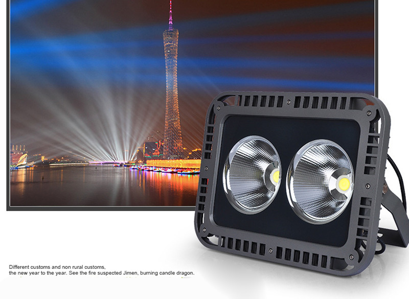 Led Flood Light 100W 200W 300W 400W IP65 Waterproof COB Spotlight Outdoor Floodlights Lamp Led Reflector Ultrathin AC85-265V