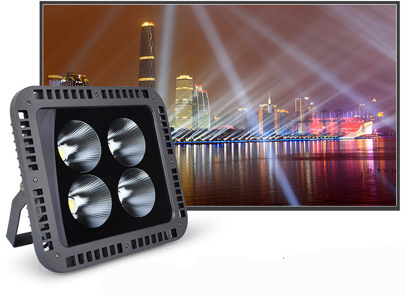 Led Flood Light 100W 200W 300W 400W IP65 Waterproof COB Spotlight Outdoor Floodlights Lamp Led Reflector Ultrathin AC85-265V