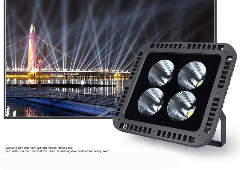 Led Flood Light 100W 200W 300W 400W IP65 Waterproof COB Spotlight Outdoor Floodlights Lamp Led Reflector Ultrathin AC85-265V
