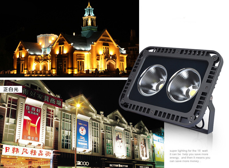 8pcs/lot Led Tunnel Lamp IP65 Waterproof 100W 200W Led Floodlight Outdoor Lighting Projecteur LED Flood Light 85-265V External